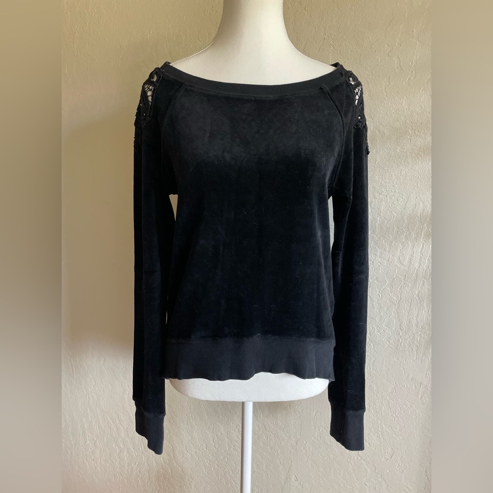 Pam & Gela velvet and lace top - Picture 3 of 10